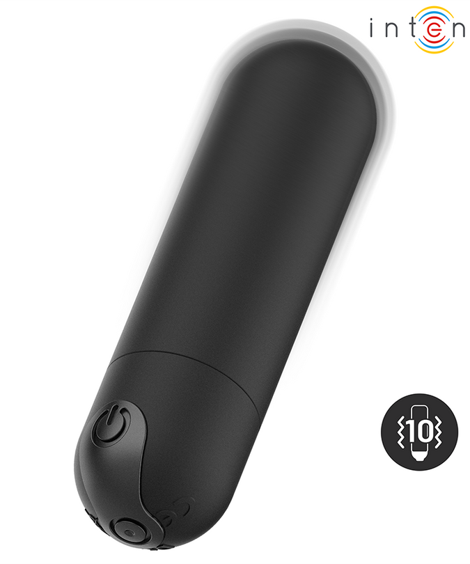 INTENSE - KAREN MINI RECHARGEABLE VIBRATING BULLET BLACK