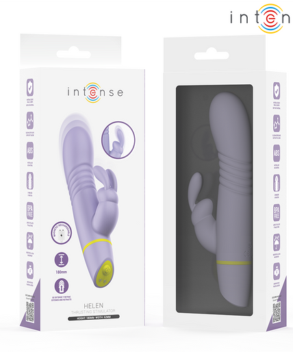 INTENSE - HELEN RABBIT STIMULATOR & THRUSTING VIBRATOR INTENSE - HELEN RABBIT STIMULATOR & THRUSTING VIBRATOR