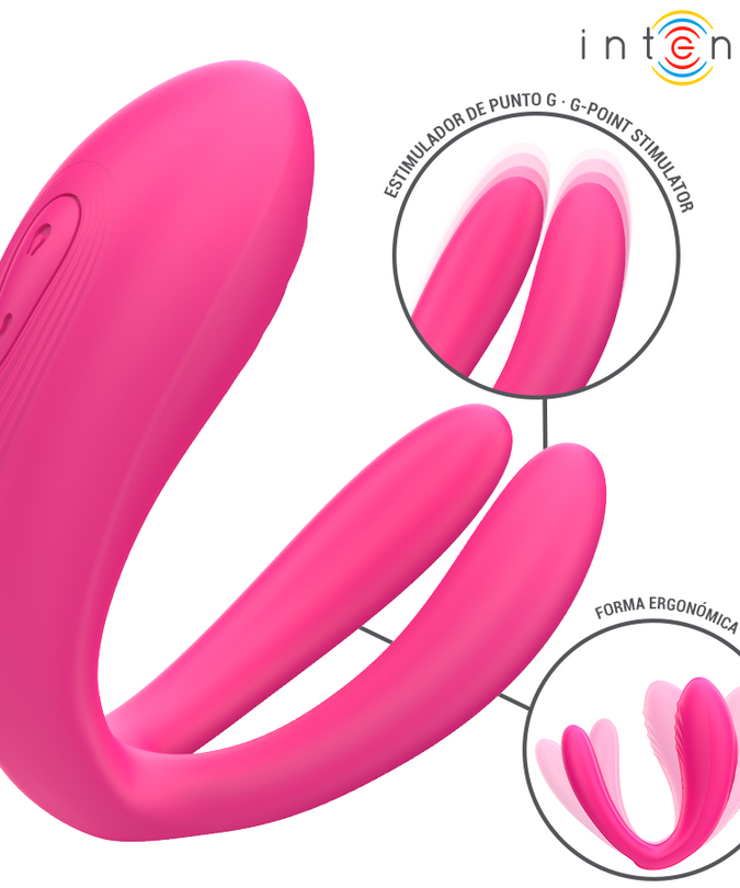INTENSE - JULIA DOUBLE VIBRATOR CLAMP STIMULATOR REMOTE CONTROL