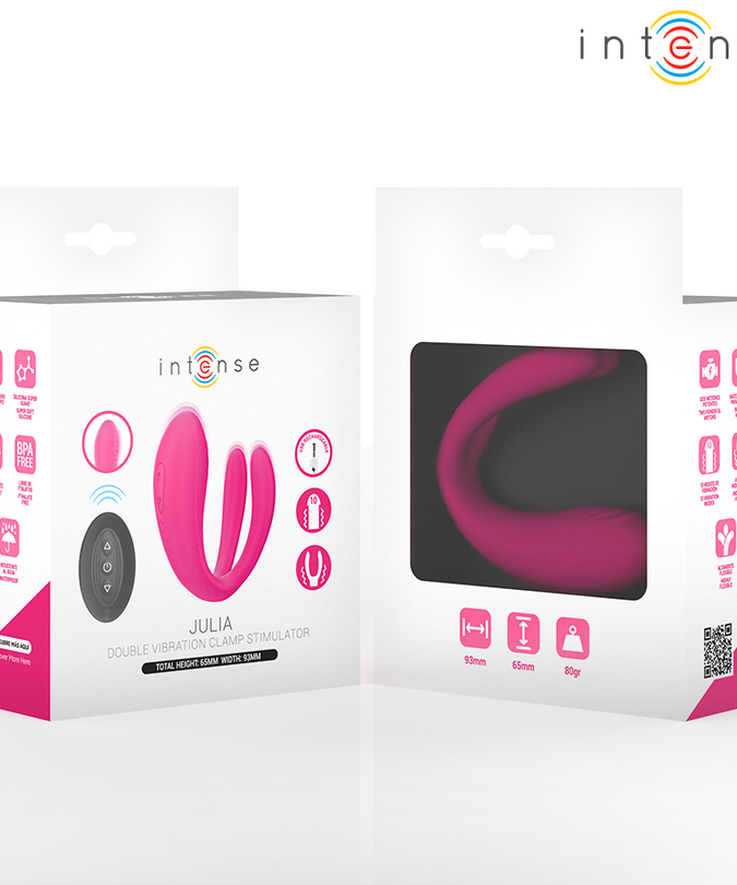 INTENSE - JULIA DOUBLE VIBRATOR CLAMP STIMULATOR REMOTE CONTROL