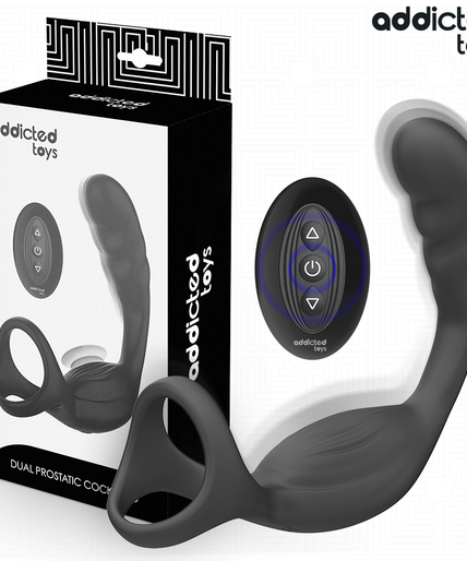 ADDICTED TOYS - DUAL PROSTATIC COCK RING REMOTE CONTROL ADDICTED TOYS - DUAL PROSTATIC COCK RING REMOTE CONTROL