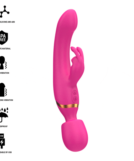 Intense – Winona Dubbele Vibrator Konijn & Wand Intense – Winona Dubbele Vibrator Konijn & Wand