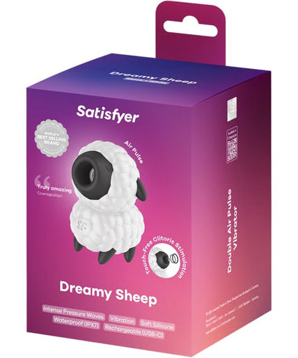SATISFYER - DREAMY SHEEP VIBRATOR & AIR PULSE STIMULATOR SATISFYER - DREAMY SHEEP VIBRATOR & AIR PULSE STIMULATOR