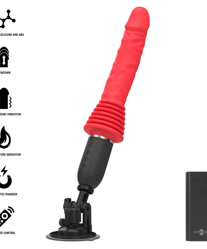 INTENSE - CYNTHIA AFSTANDSBEDIENDE STUWENDE VIBRATOR MET WARMTE