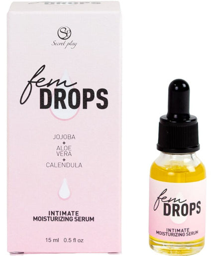 SECRETPLAY - FEM DROPS INTIMATE MOISTURIZING SERUM 15 ML SECRETPLAY - FEM DROPS INTIMATE MOISTURIZING SERUM 15 ML