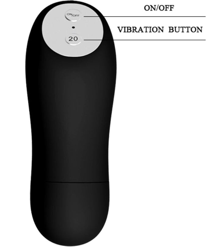 BAILE - THONG WITH VIBRATING BULLET AND REMOTE CONTROL BLACK