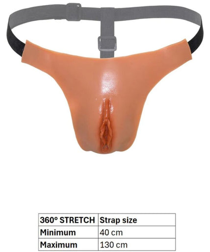HIDDEN DESIRE - ALTER EGO VERSTELBARE OPEN VAGINA STRING FLESH HIDDEN DESIRE - ALTER EGO VERSTELBARE OPEN VAGINA STRING FLESH