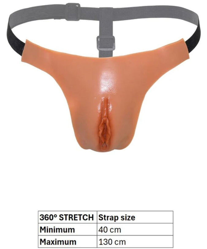 Hidden Desire – Alter Ego Adjustable Open Vagina String Flesh