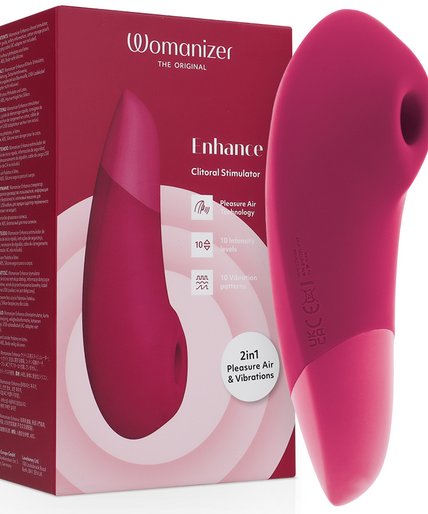 WOMANIZER - ENHANCE CLITORIAL STIMULATOR VIBRANT PINK WOMANIZER - ENHANCE CLITORIAL STIMULATOR VIBRANT PINK