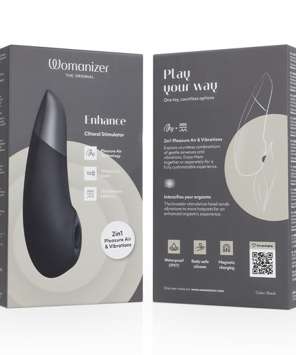 WOMANIZER - ENHANCE CLITORISSTIMULATOR ZWART WOMANIZER - ENHANCE CLITORISSTIMULATOR ZWART