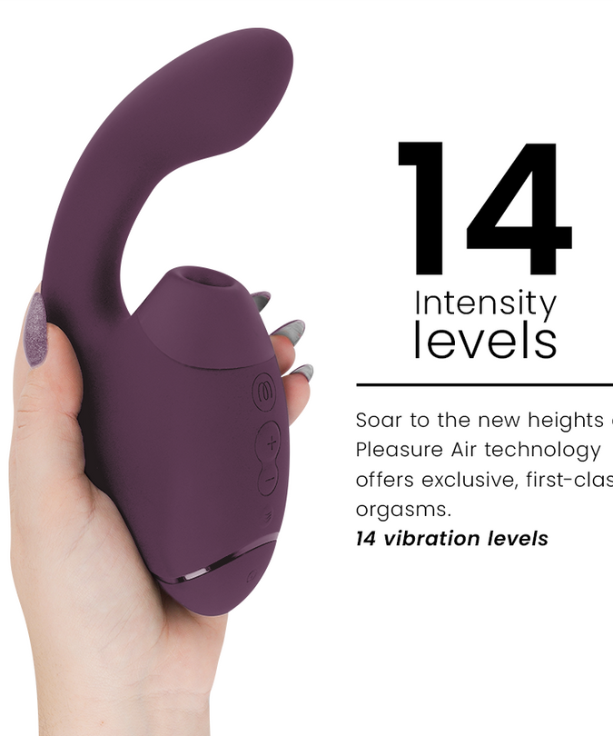 Womanizer – Duo Next Dual Clitoral & G – Spot Stimulator Donkerpaars