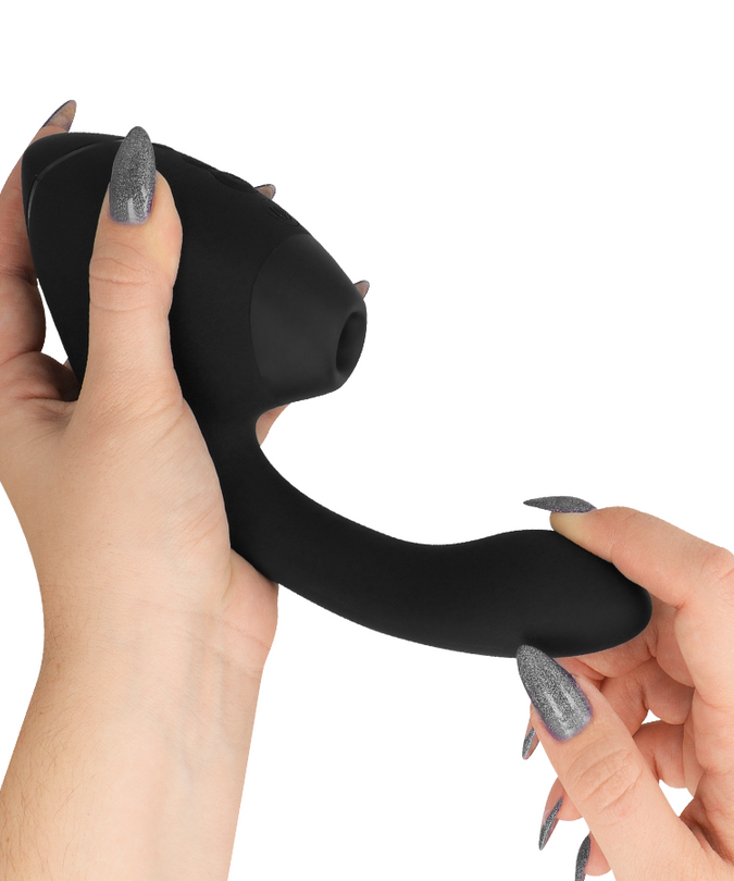 Womanizer – Duo Next Dual Klitoral- & G-Punkt-Stimulator Schwarz