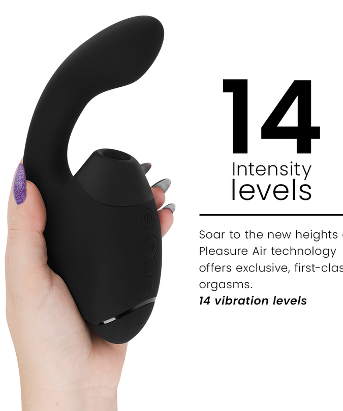 Womanizer – Duo Next Dual Klitoral- & G-Punkt-Stimulator Schwarz