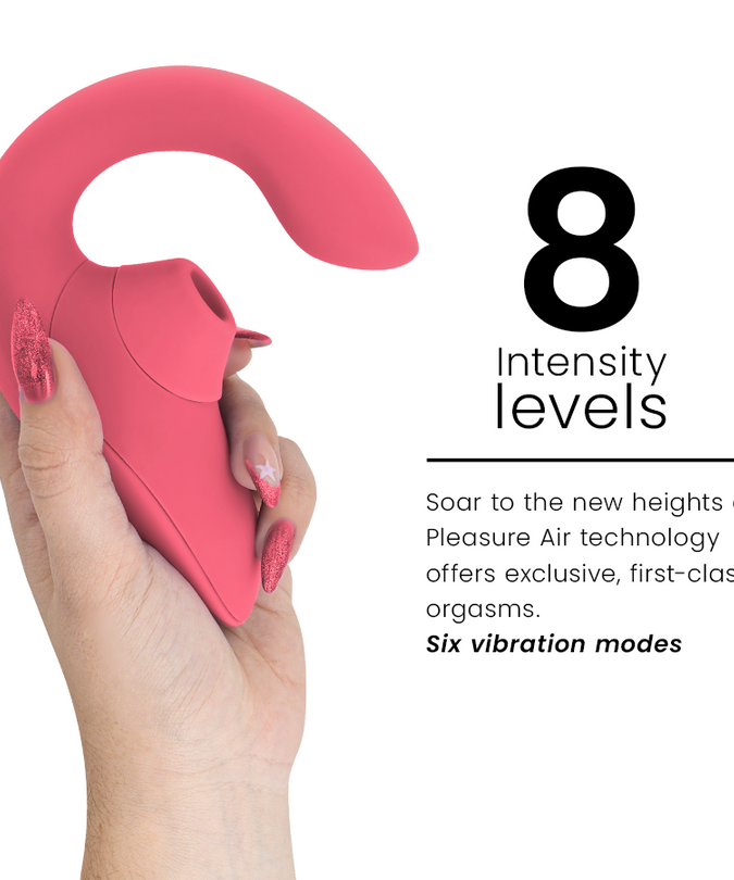 WOMANIZER - BLEND RABBIT VIBRATOR STIMULATOR VIBRANT ROSE