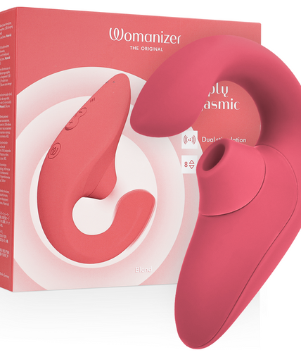 WOMANIZER - BLEND RABBIT VIBRATOR STIMULATOR VIBRANT ROSE WOMANIZER - BLEND RABBIT VIBRATOR STIMULATOR VIBRANT ROSE
