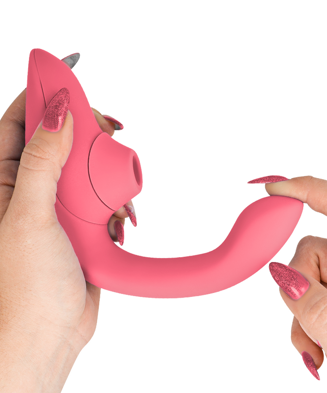 WOMANIZER - BLEND RABBIT VIBRATOR STIMULATOR VIBRANT ROSE