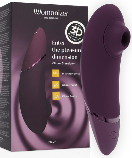 Womanizer – Next Clitorisstimulator Donkerpaars Womanizer – Next Clitorisstimulator Donkerpaars
