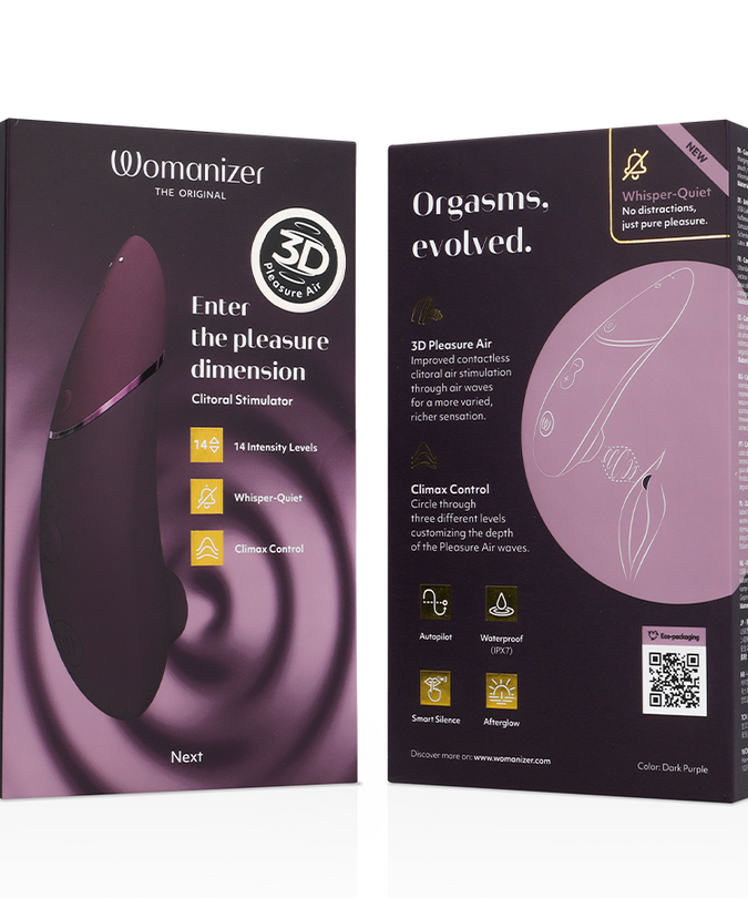 WOMANIZER - VOLGENDE CLITORALE STIMULATOR DONKERPAARS