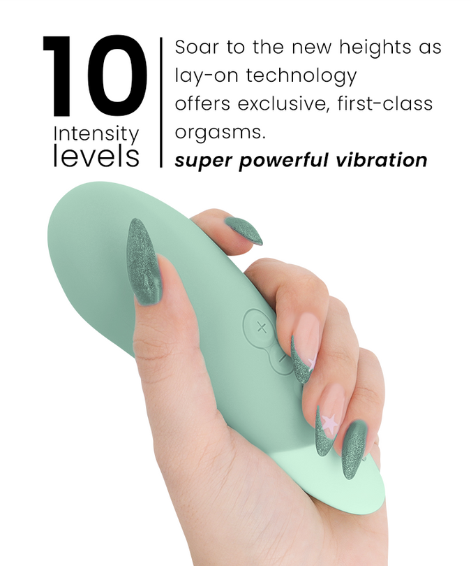 WOMANIZER - VIBE Oplegvibrator Stil Saliegroen
