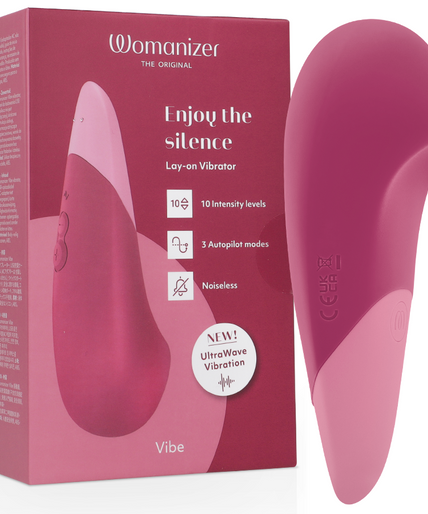 WOMANIZER - VIBE LAY-ON SILENT VIBRATOR DUSKY PINK WOMANIZER - VIBE LAY-ON SILENT VIBRATOR DUSKY PINK