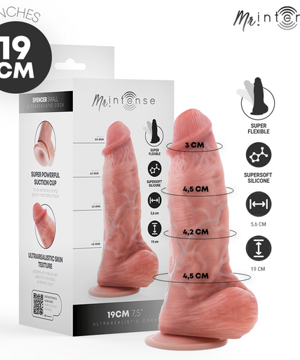 Mr Intense – Kleine Spencer Siliconen Dildo 19 cm – Ø – 4,5 cm Mr Intense – Kleine Spencer Siliconen Dildo 19 cm – Ø – 4,5 cm