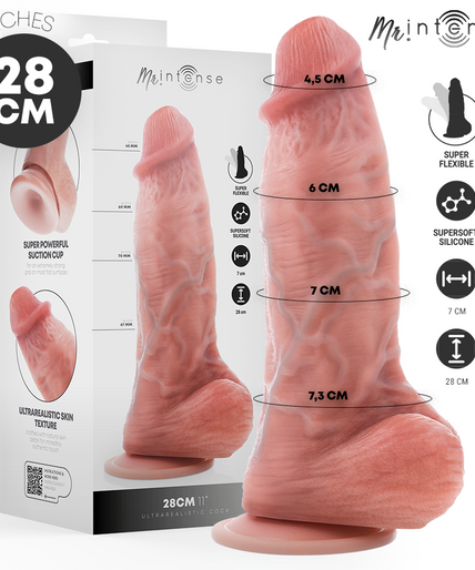 MR INTENSE - EXTRABIG SPENCER SILICONE DILDO 28 CM -Ø- 7.3 CM MR INTENSE - EXTRABIG SPENCER SILICONE DILDO 28 CM -Ø- 7.3 CM