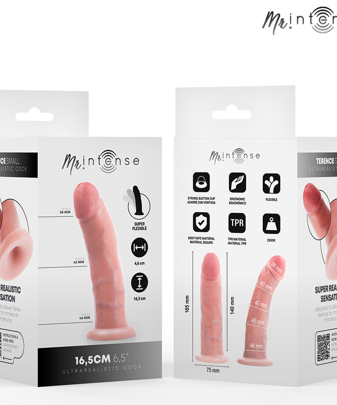 MR INTENSE - SMALL TERENCE DILDO 16,5 CM -Ø- 4,6 CM