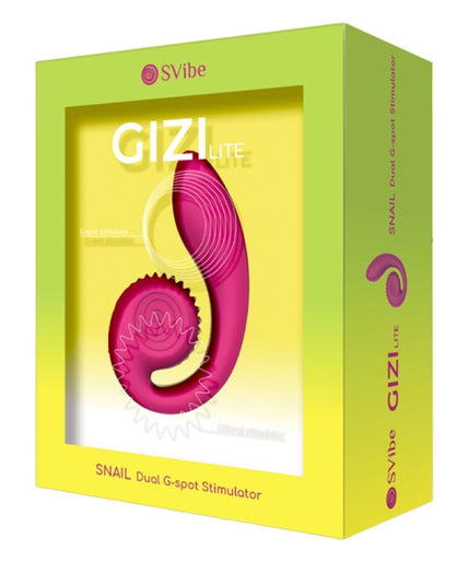 SNAIL VIBE - GIZI LITE DUAL G-SPOT & CLITORAL PINK VIBRATOR SNAIL VIBE - GIZI LITE DUAL G-SPOT & CLITORAL PINK VIBRATOR