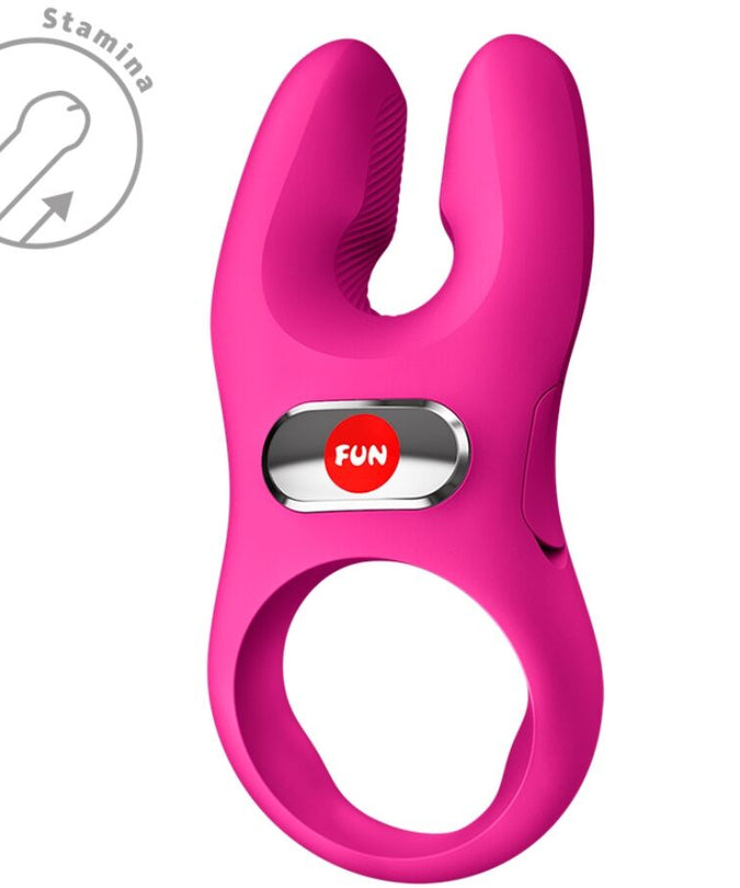 FUN FACTORY - NOS PRO VIBRATING COCK RING MAGENTA