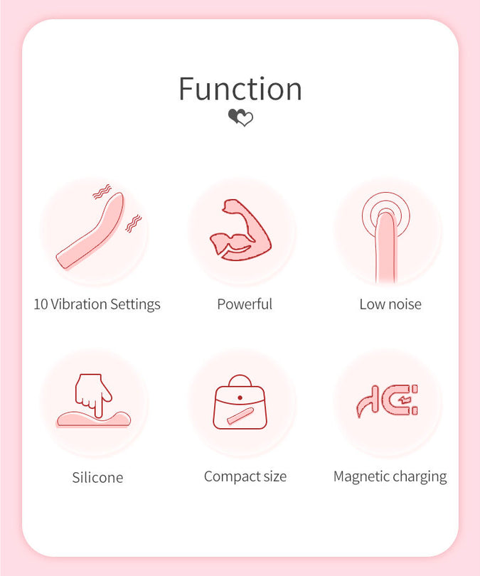 PRETTY LOVE - KISELL G-SPOT PINK VIBRATOR