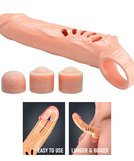 PRETTY LOVE - PENIS SLEEVE WITH EXTENDERS PRETTY LOVE - PENIS SLEEVE WITH EXTENDERS