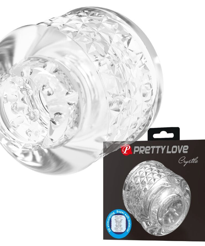 PRETTY LOVE - CRYSTLE MASTURBATOR MET DUBBELE INGANG