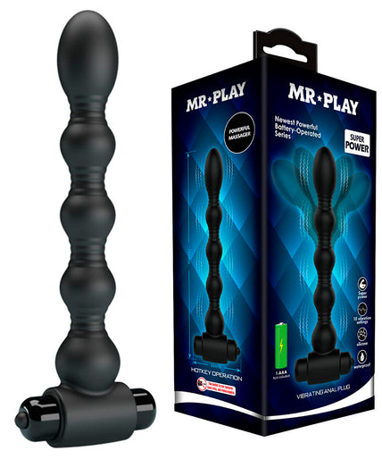 MR PLAY - VIBRATING ANAL PLUG MASSAGER MR PLAY - VIBRATING ANAL PLUG MASSAGER