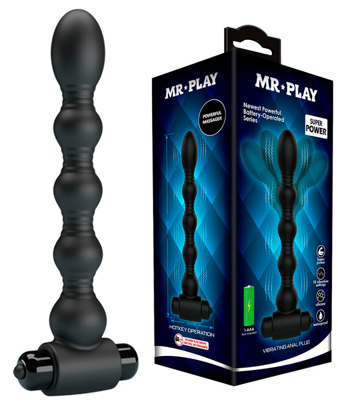 MR PLAY - TRILLENDE ANAALPLUG MASSAGER