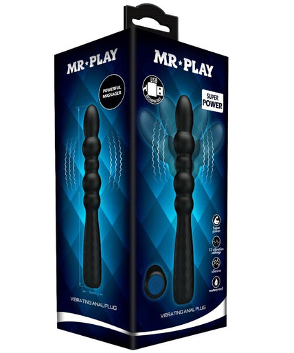 MR PLAY - FLEXIBLE VIBRATING ANAL PLUG MR PLAY - FLEXIBLE VIBRATING ANAL PLUG