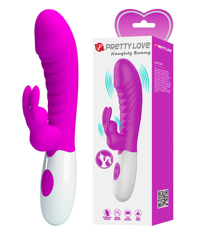 Pleasurements – Pretty Love – Naughty Bunny Rabbit Vibrator Purple