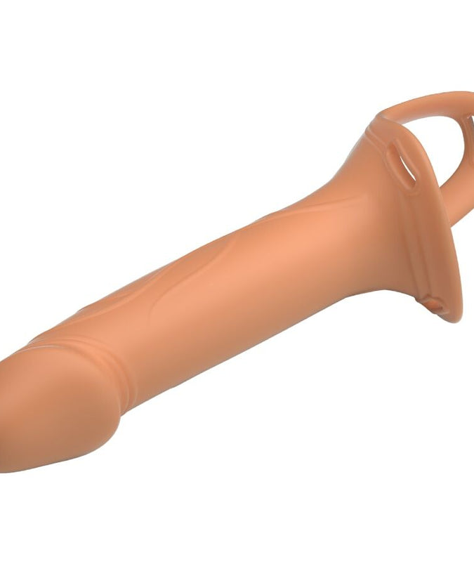 PRETTY LOVE - LANDON LIGHT-SKIN VIBRATING STRAP-ON