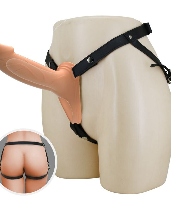 PRETTY LOVE - LANDON LIGHT-SKIN VIBRATING STRAP-ON