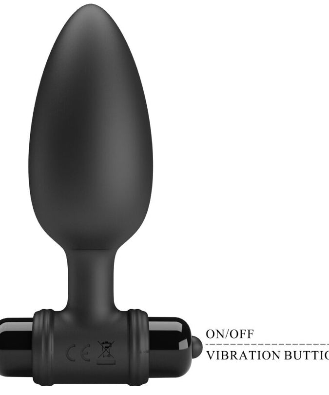 MR PLAY - SUPER POWER ANAL PLUG WITH VIBRATION