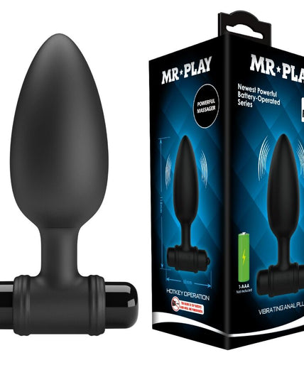 MR PLAY - SUPER POWER ANAL PLUG WITH VIBRATION MR PLAY - SUPER POWER ANAL PLUG WITH VIBRATION