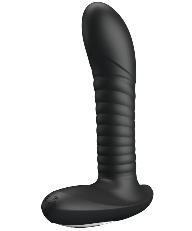 Mr Play – Rotating & Vibrating Prostate Massager with Remote Control – Black