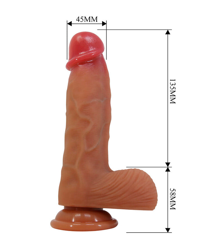 Pretty Love – Duvall Realistische Dildo Met Zuignap 19.3 Cm – Ø – 4.5 Cm