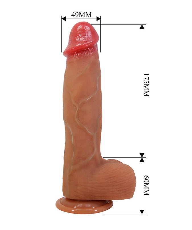 Pretty Love – Orton realistische dildo met zuignap 23,5 cm – Ø – 4,9 cm