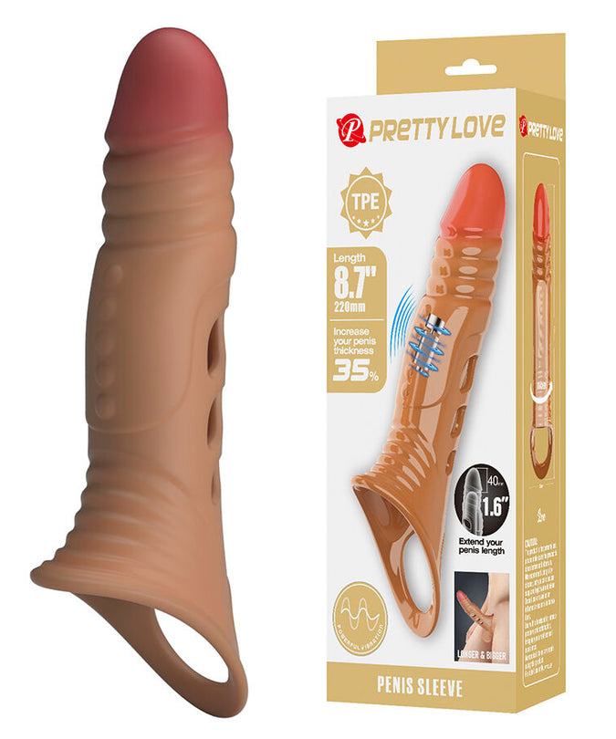Pretty Love – Vibrations-Penis-Hülle