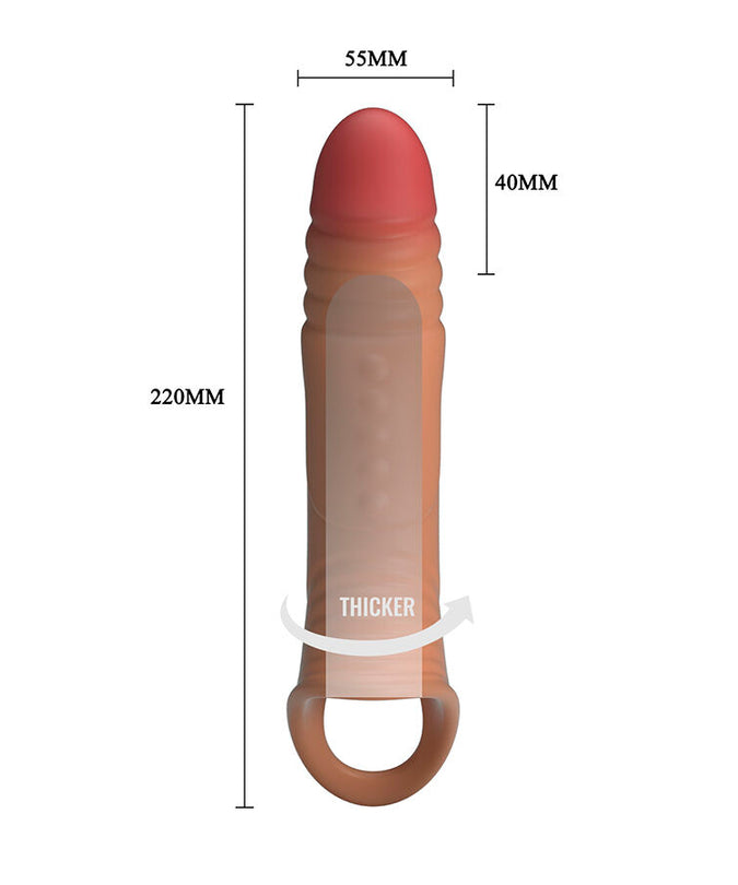 Pretty Love – Vibrations-Penis-Hülle