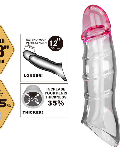 PRETTY LOVE - DARNELL TRANSPARENT EFFECT PENIS COVER PRETTY LOVE - DARNELL TRANSPARENT EFFECT PENIS COVER