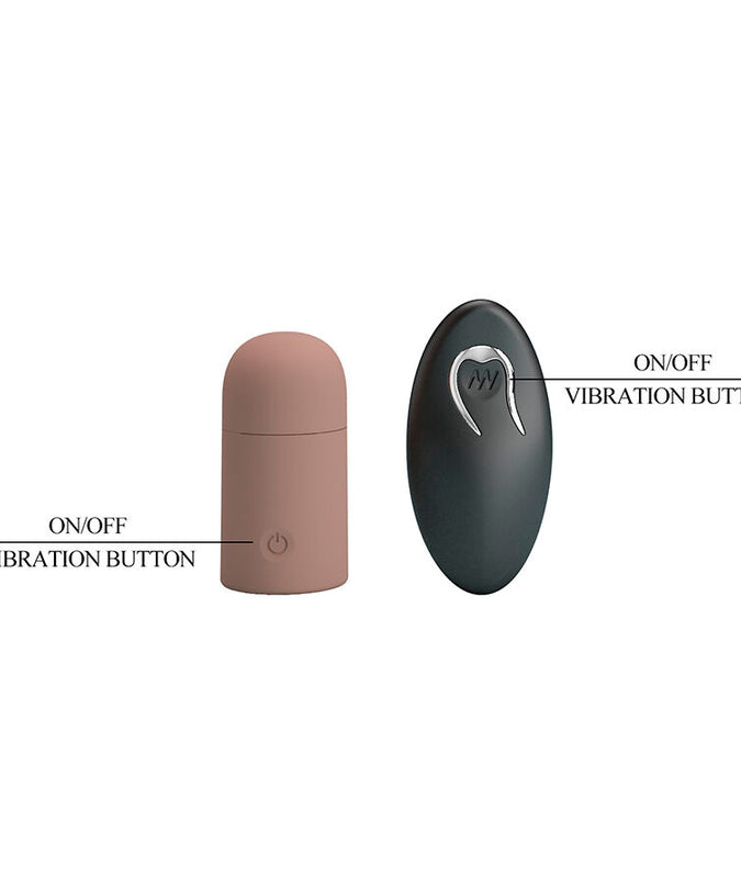 Pretty Love – Strukturierte Penis-Hülle mit Vibration und Fernbedienung