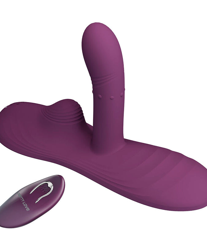 PRETTY LOVE - LUKA ZIT-VIBRATOR MET WARMTED EFFECT EN AFSTANDSBEDIENING