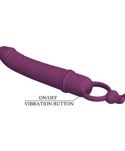 PRETTY LOVE - CORA VIBRATOR PENIS FORM WITH RESISTANCE RING PRETTY LOVE - CORA VIBRATOR PENIS FORM WITH RESISTANCE RING