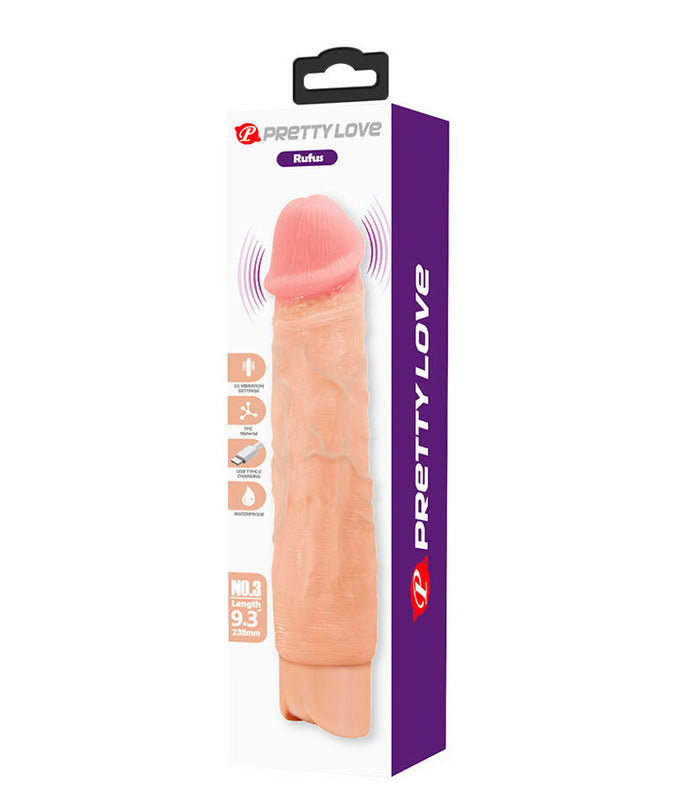 PRETTY LOVE - RUFUS FLEXIBLE REALISTIC VIBRATOR